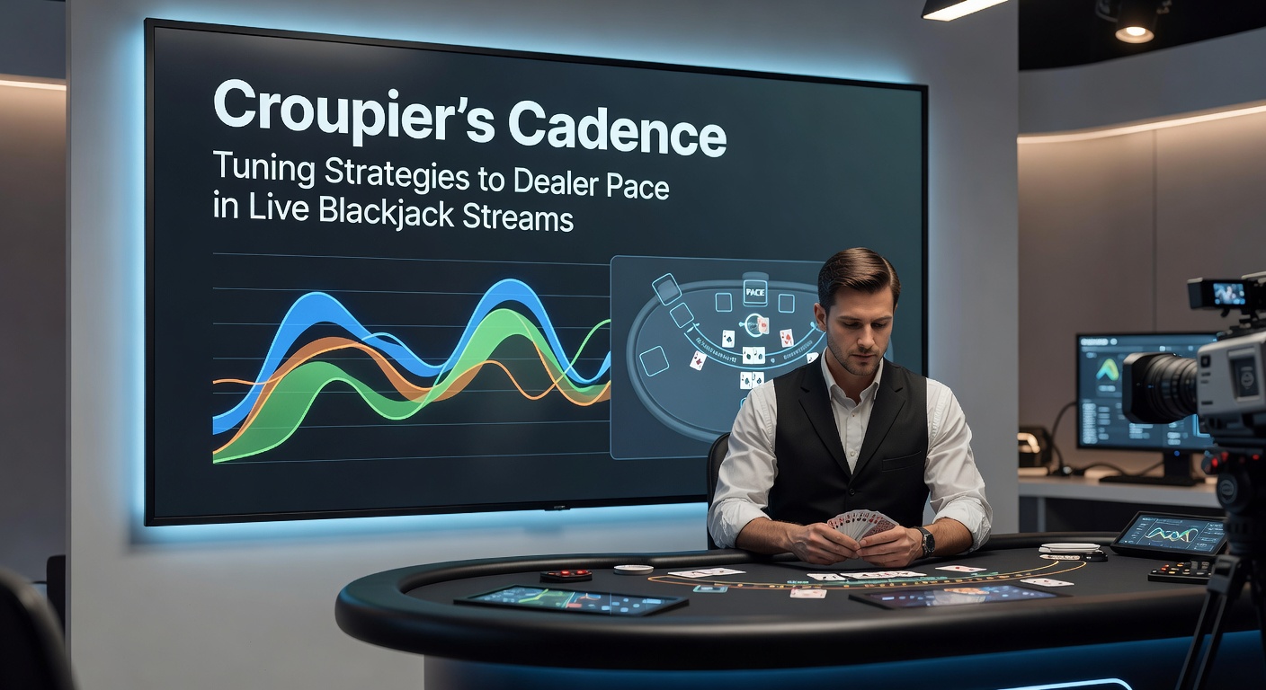 Spelers analyseren een snelle blackjack hand op een live stream scherm, met de dealer die razendsnel kaarten uitdeelt