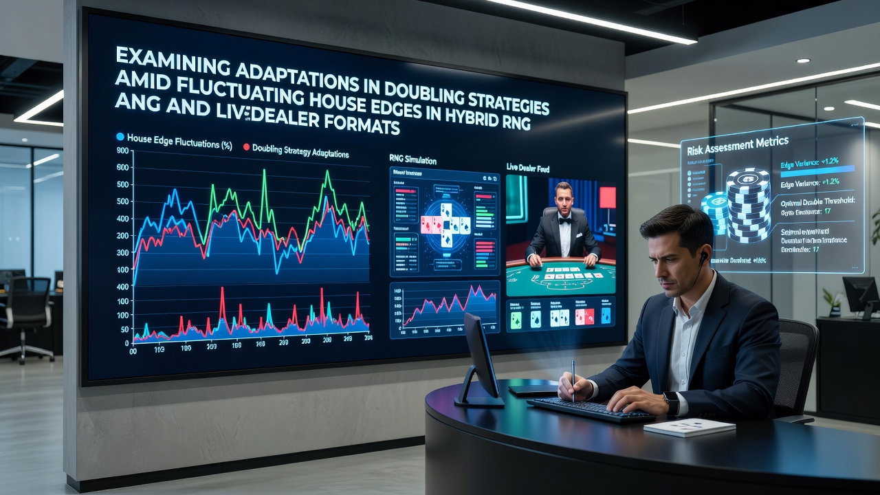 Hybride blackjack formaten met RNG en live dealer elementen tonen strategie aanpassingen
