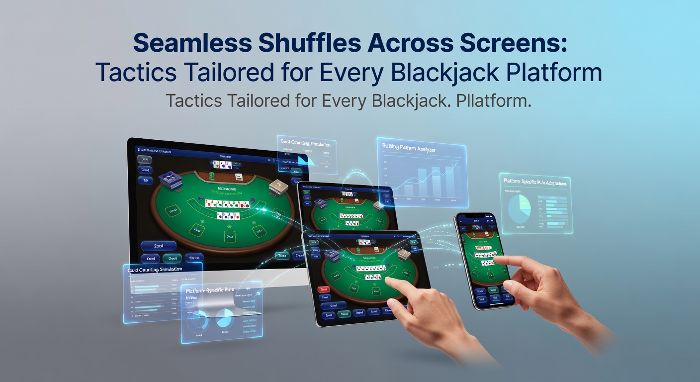 Live dealer schudt kaarten terwijl spelers op mobiel en VR reageren, illustrerend platform-specifieke aanpassingen